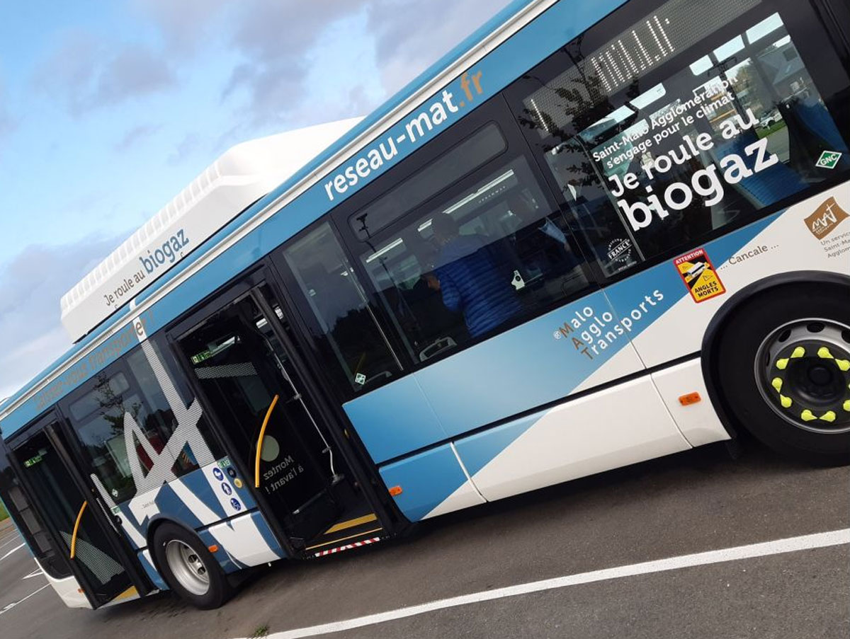 Saint-Malo reçoit ses premiers bus au biogaz