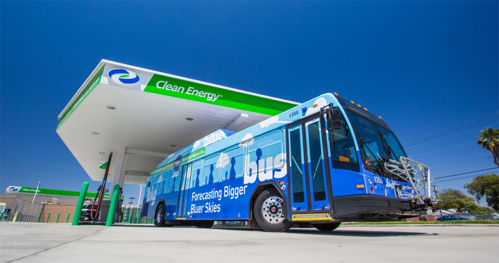 A Santa Monica, les bus passent au biom�thane