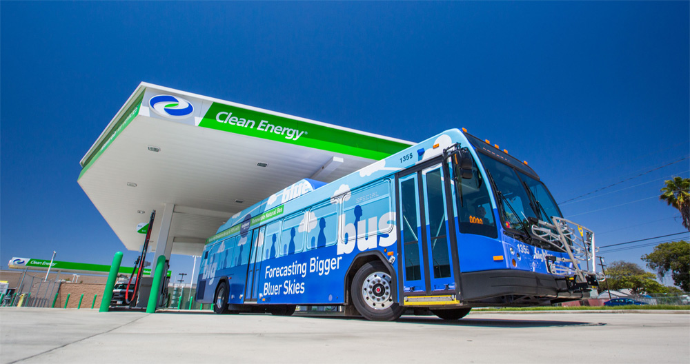 A Santa Monica, les bus passent au biométhane