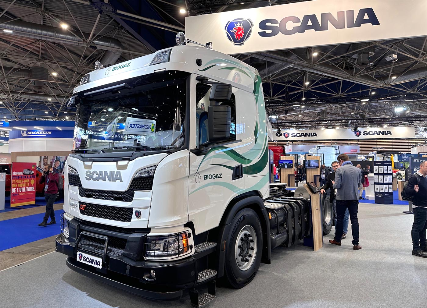 Solutrans 2023 : Scania renforce sa gamme avec deux nouveaux moteurs GNV