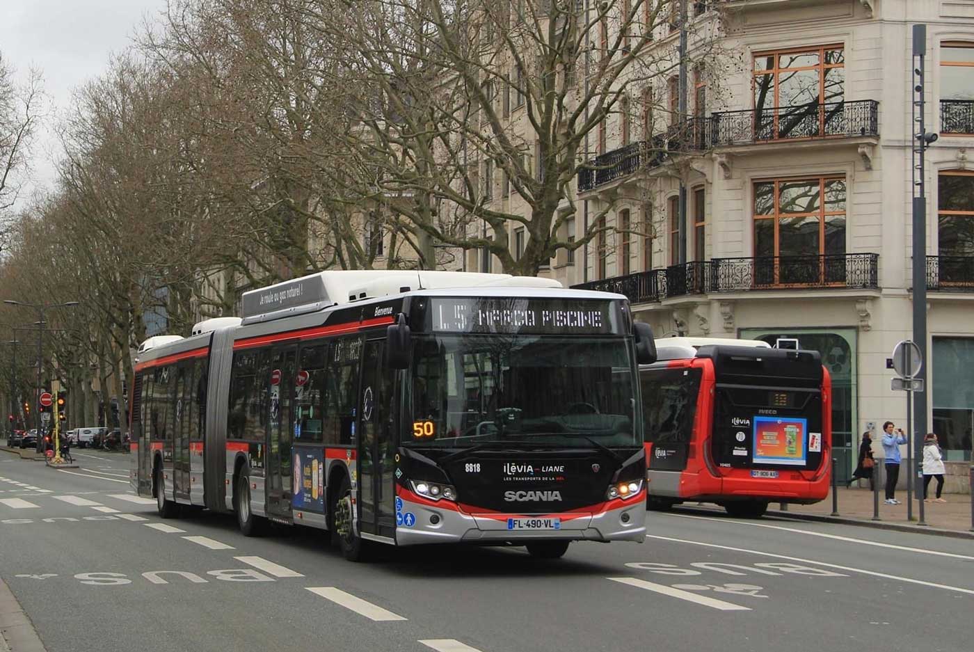 14 nouveaux Scania Citywide GNV pour Lille