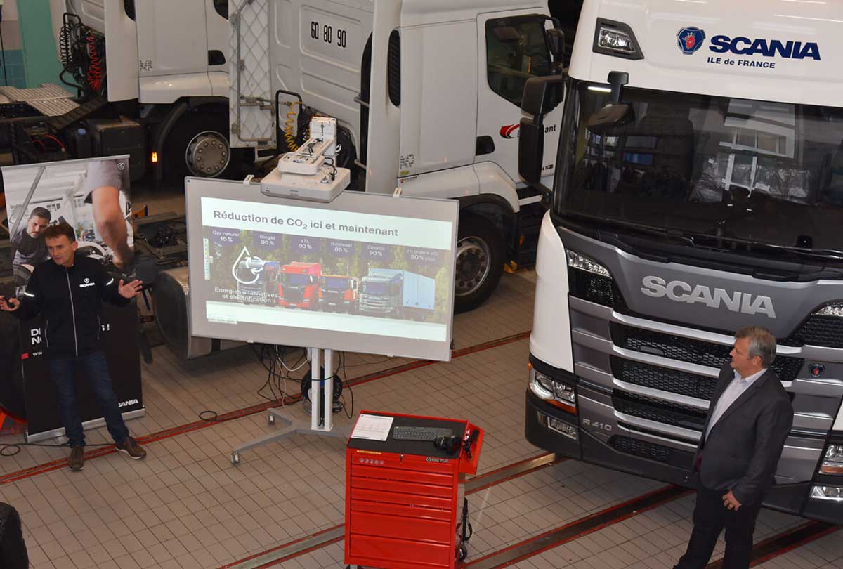 Formation : un camion au gaz naturel pour les étudiants du GARAC