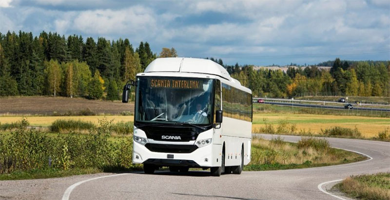 Interlink : l'autocar GNV de Scania élu bus durable de l'année