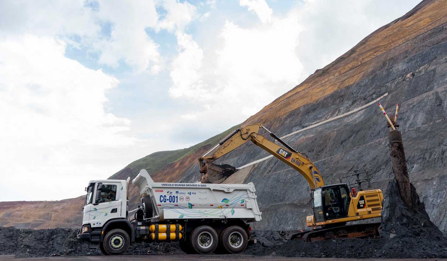 Brésil : mise en service du premier camion minier au gaz naturel