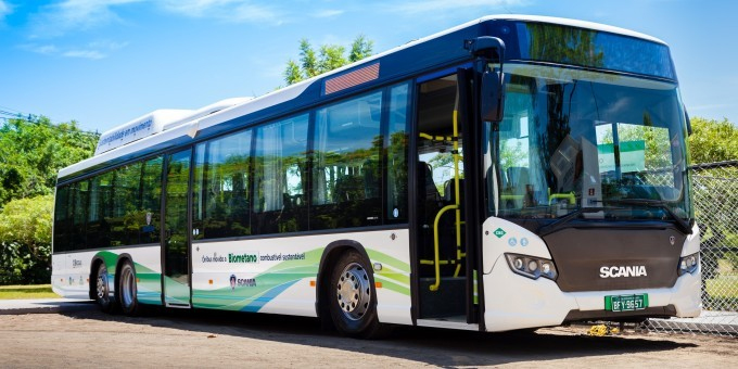 Brsil - Scania souligne les avantages de ses bus au biomthane