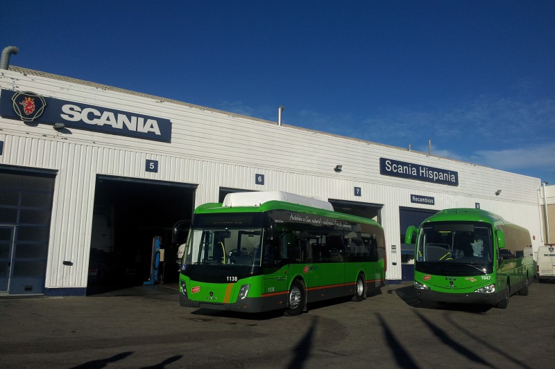 24 bus GNV Scania pour la rgion de Madrid