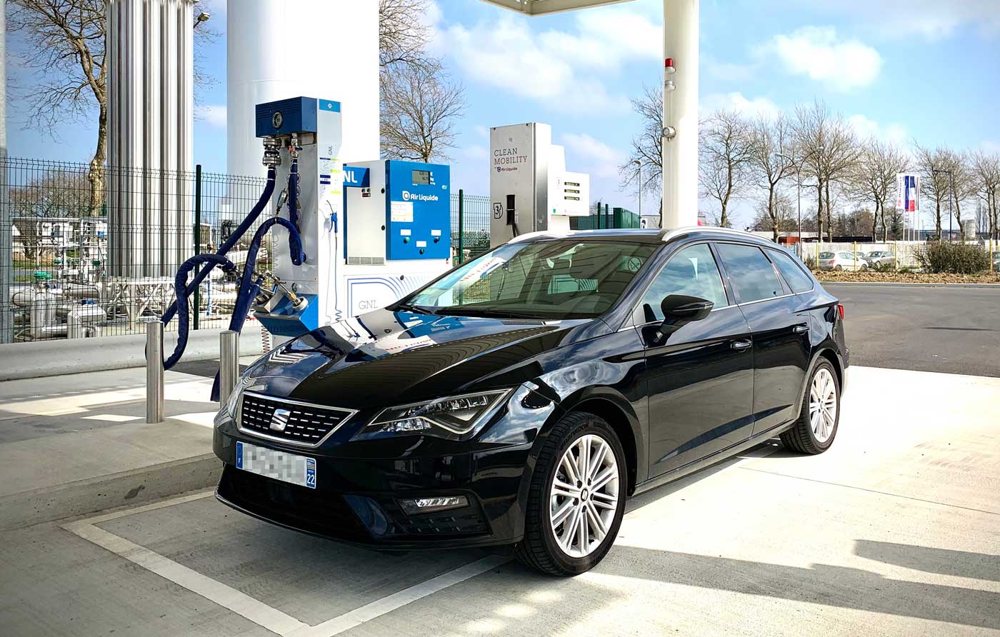 Propriétaire d'une Seat Leon TGI, il a lancé l'application CarburOgaz