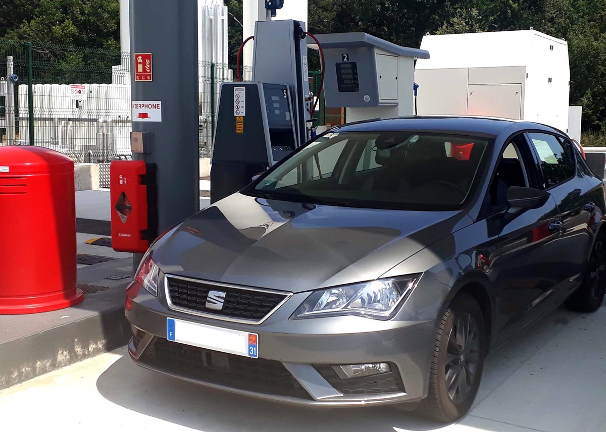 58.000 km en 2 ans pour cette Seat GNV circulant entre France et Espagne