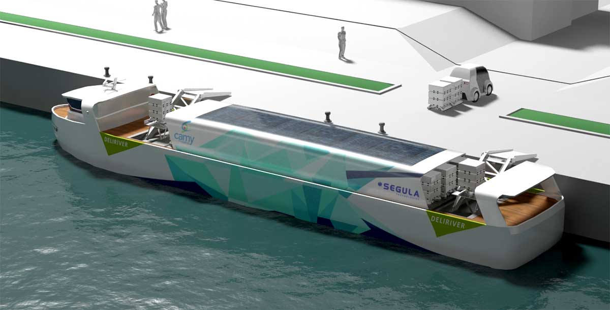 GRDF associé au projet de bateau hybride biogaz-électricité Green Deliriver