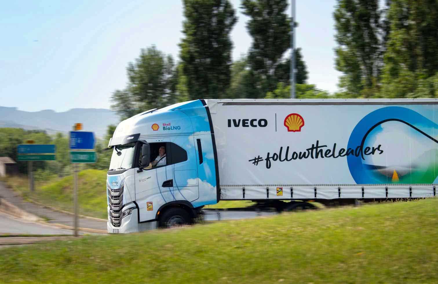 Shell et Iveco bouclent leur bioGNL Tour