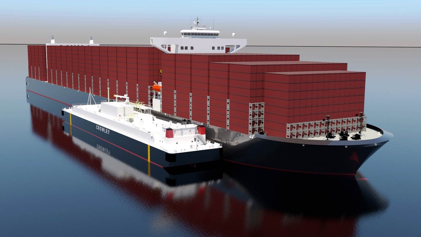 Etats-Unis : Shell et Crowley construisent une barge géante de ravitaillement en GNL