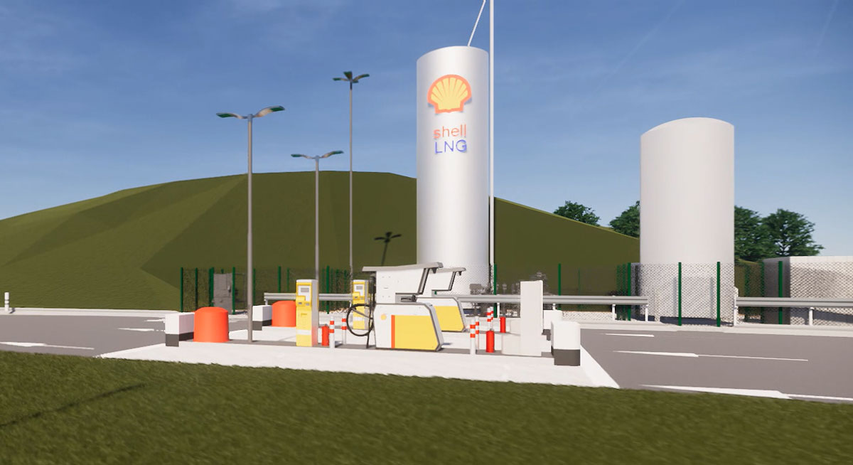 Shell annonce l'arrivée de sa première station GNL autoroutière en France