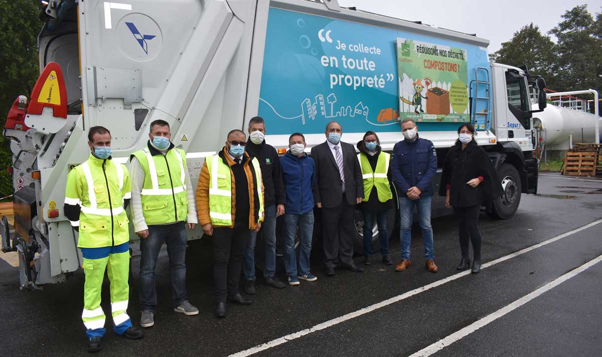 Seine-et-Marne : une benne GNV pour le SIETREM