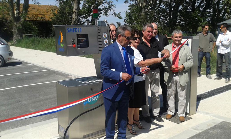 Une nouvelle station GNV pour le SMED13