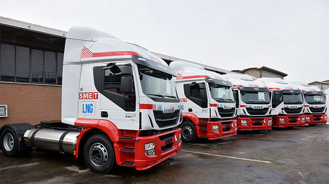 Italie : SMET réceptionne ses 10 premiers Iveco Stralis GNL