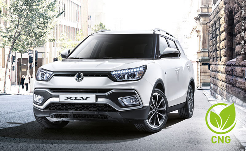 La SsangYong XLV au gaz naturel arrive en Belgique