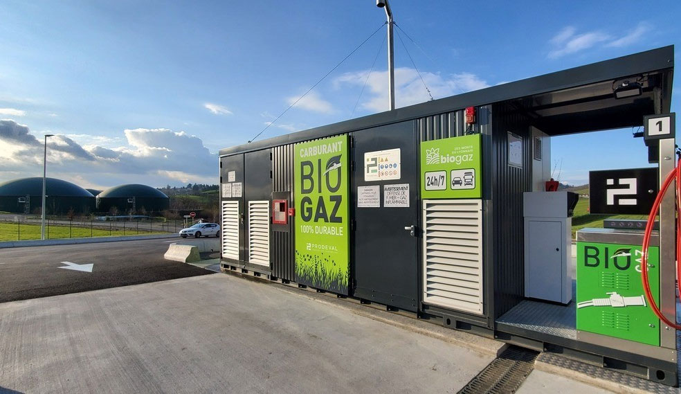 La station bioGNV des Monts du Lyonnais candidate aux Green Solutions Awards
