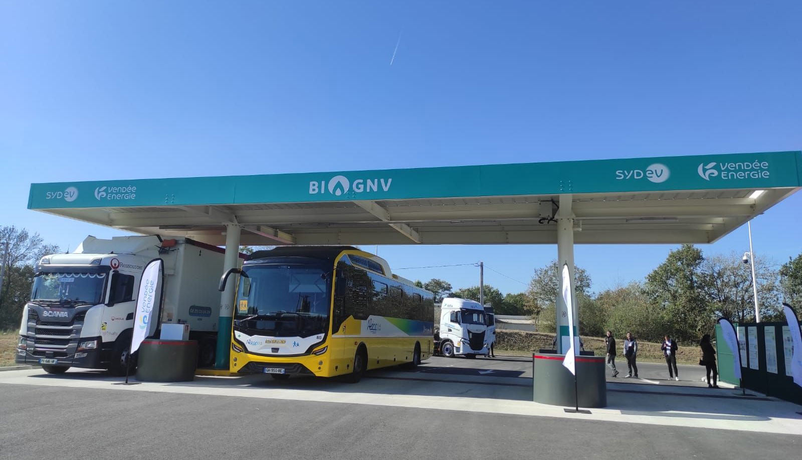 Vendée Energie inaugure sa cinquième station bioGNV