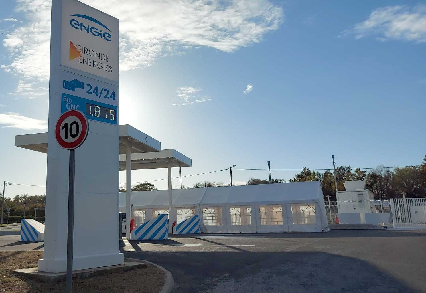 ENGIE Solutions et Gironde Energies inaugurent une nouvelle station GNC