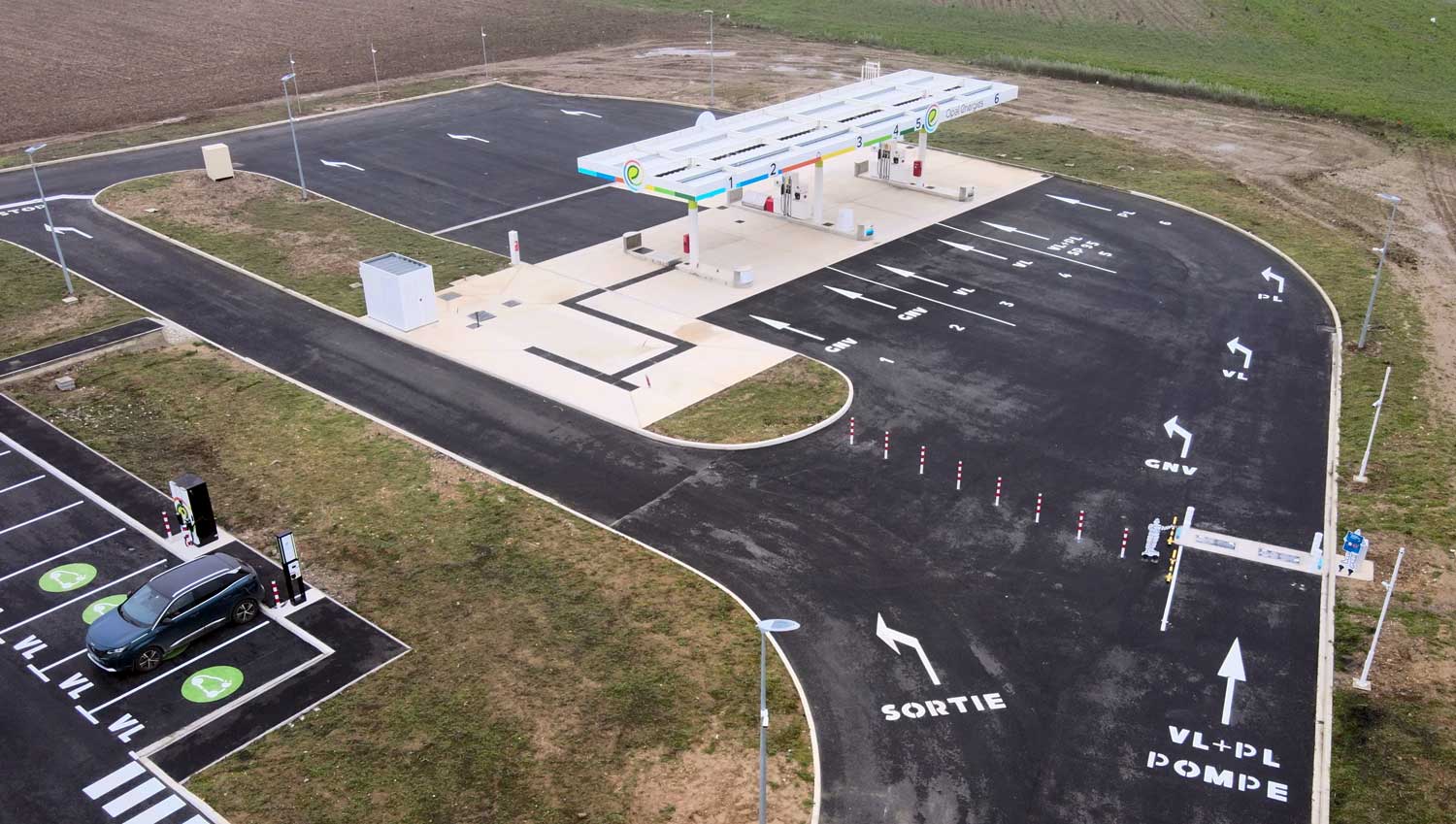 A Abbeville, la nouvelle station BioGNV de Gazie ouvre ses pistes au public