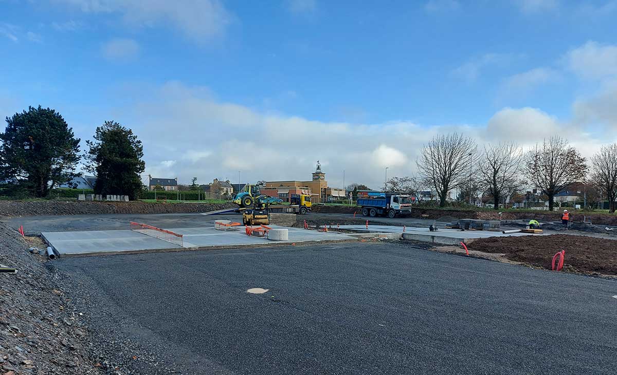 Dans le Finistère, les travaux de la station GNV de Saint-Martin des Champs s'accélèrent