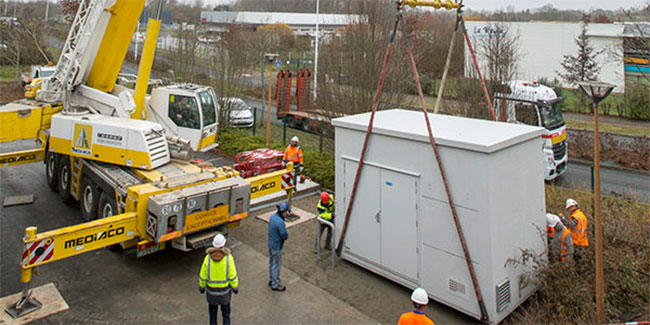 Maine et Loire : la station GNV du SIEML en cours d'installation