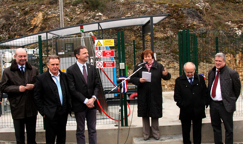 Auriol, Roquevaire et La Destrousse inaugurent une station GNV intercommunale