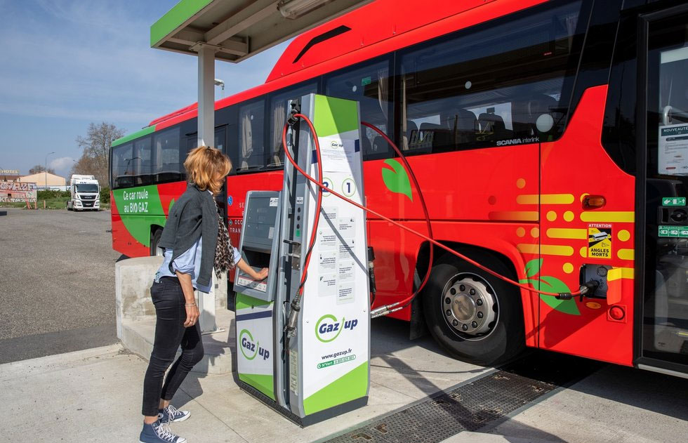 Millau : une station bioGNV pour alimenter les cars de la région Occitanie