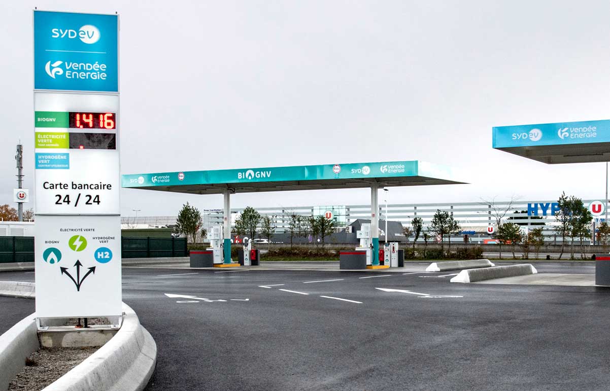 Vendée : la station GNV de La Roche-sur-Yon officiellement ouverte