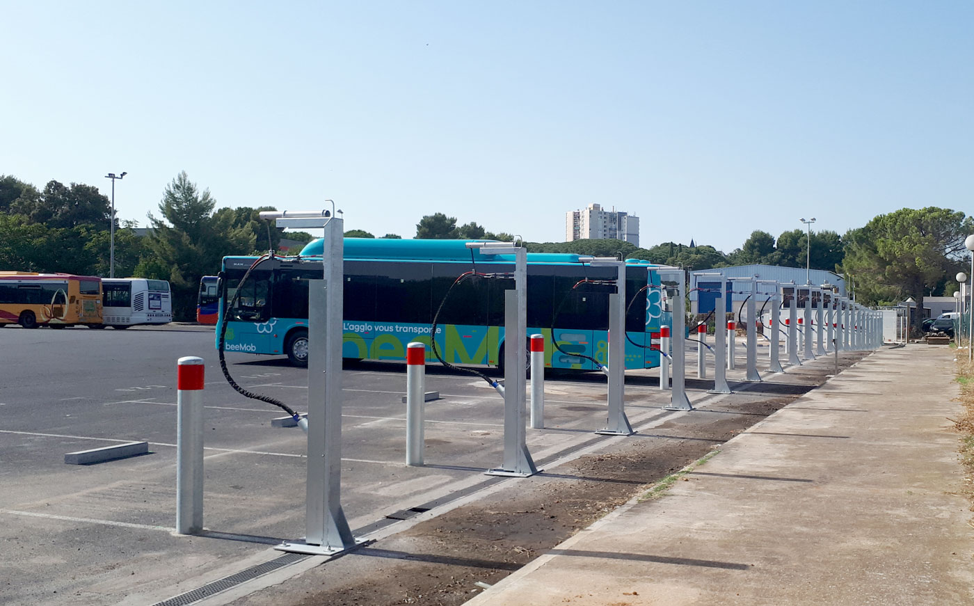 Une station SEVEN pour alimenter les bus au gaz naturel de Béziers