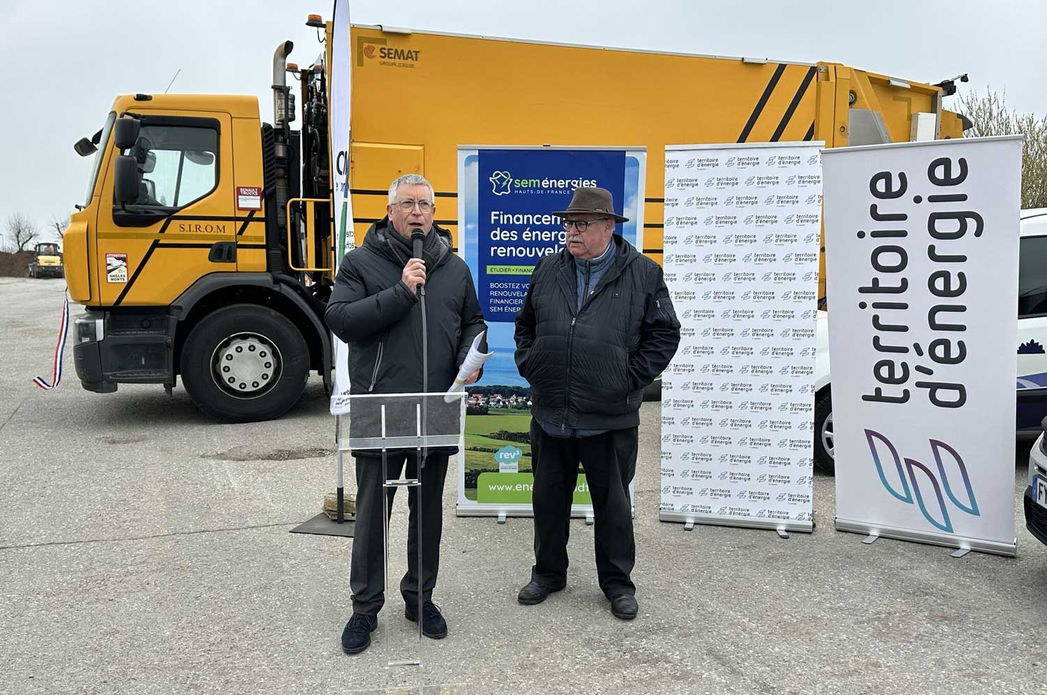 Dans le nord, SEVEN pose la première pierre de la station bioGNV de Wormhout
