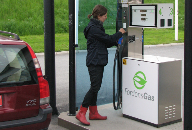 En Suède, le biogaz représente 70 % de la consommation des véhicules GNV