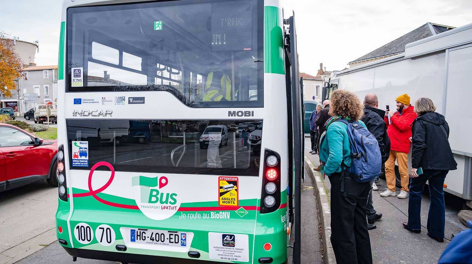 A Thouars, les minibus au bioGNV entrent en service