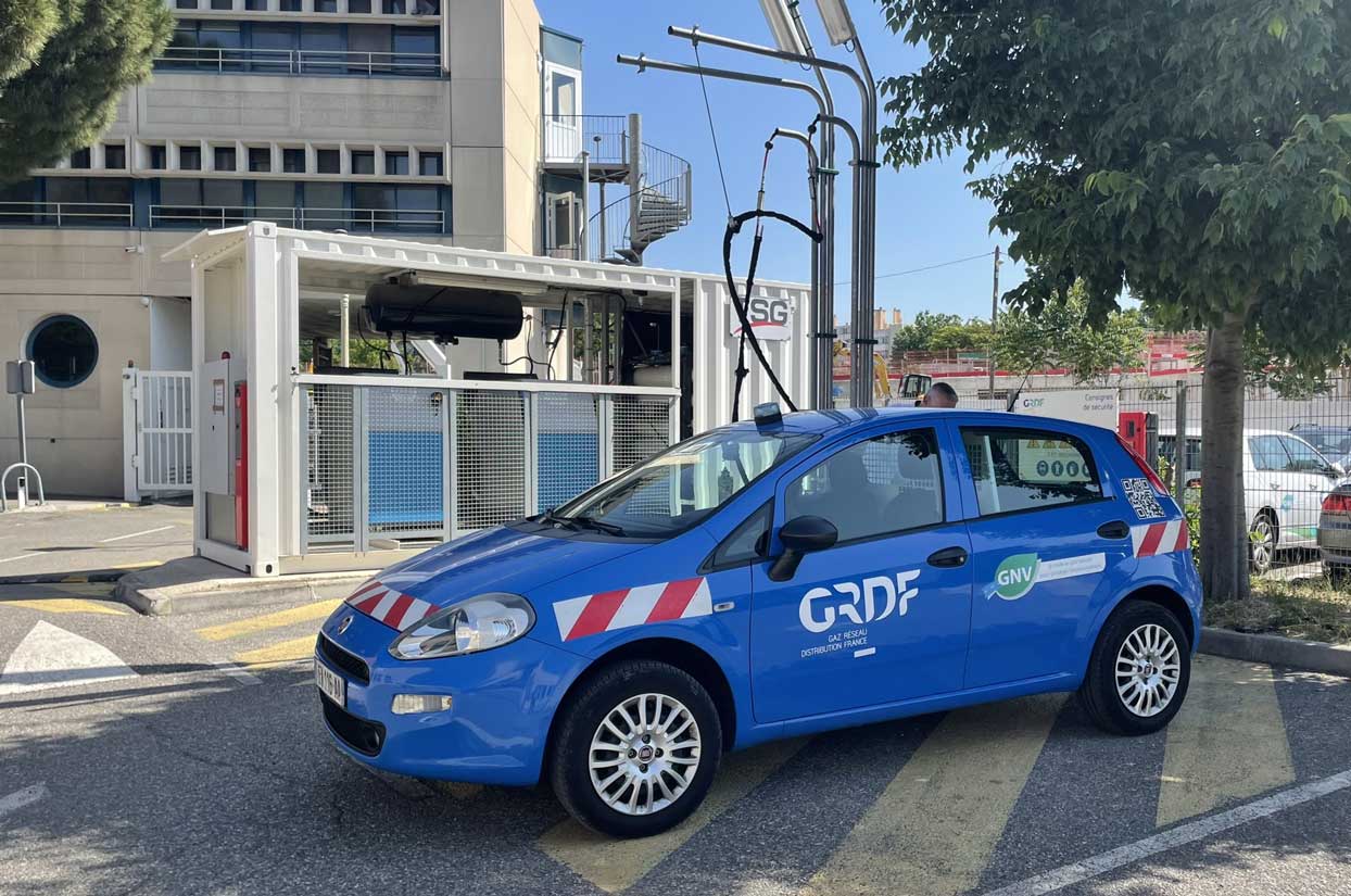 A Marseille, GRDF choisit TSG France pour ravitailler ses véhicules GNV