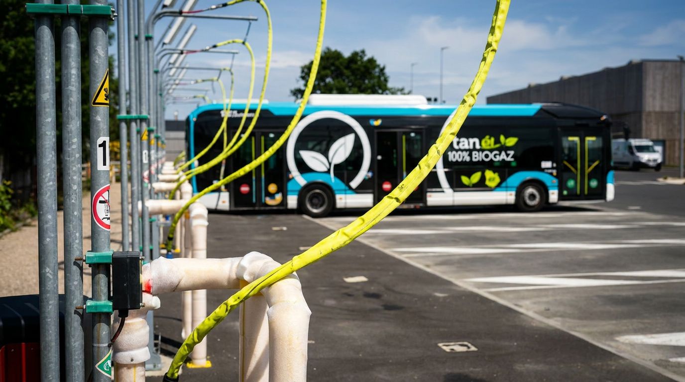A Niort, TSG et Iming étendent la station bioGNV des bus Tanlib