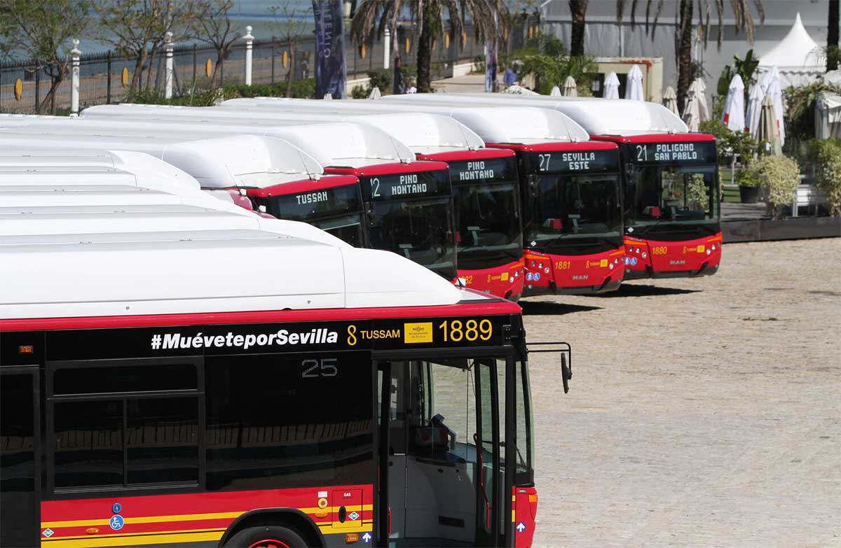 A Séville, 75% des bus municipaux rouleront au gaz naturel avant 2023