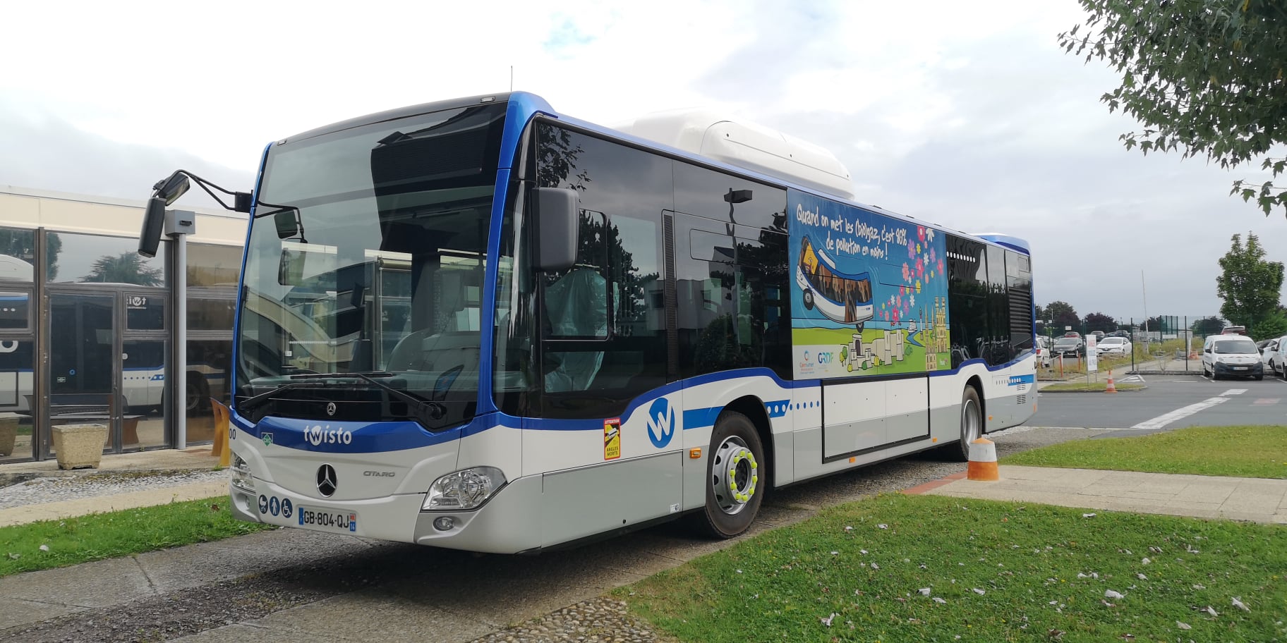 Caen lance sa première ligne de bus au biogaz