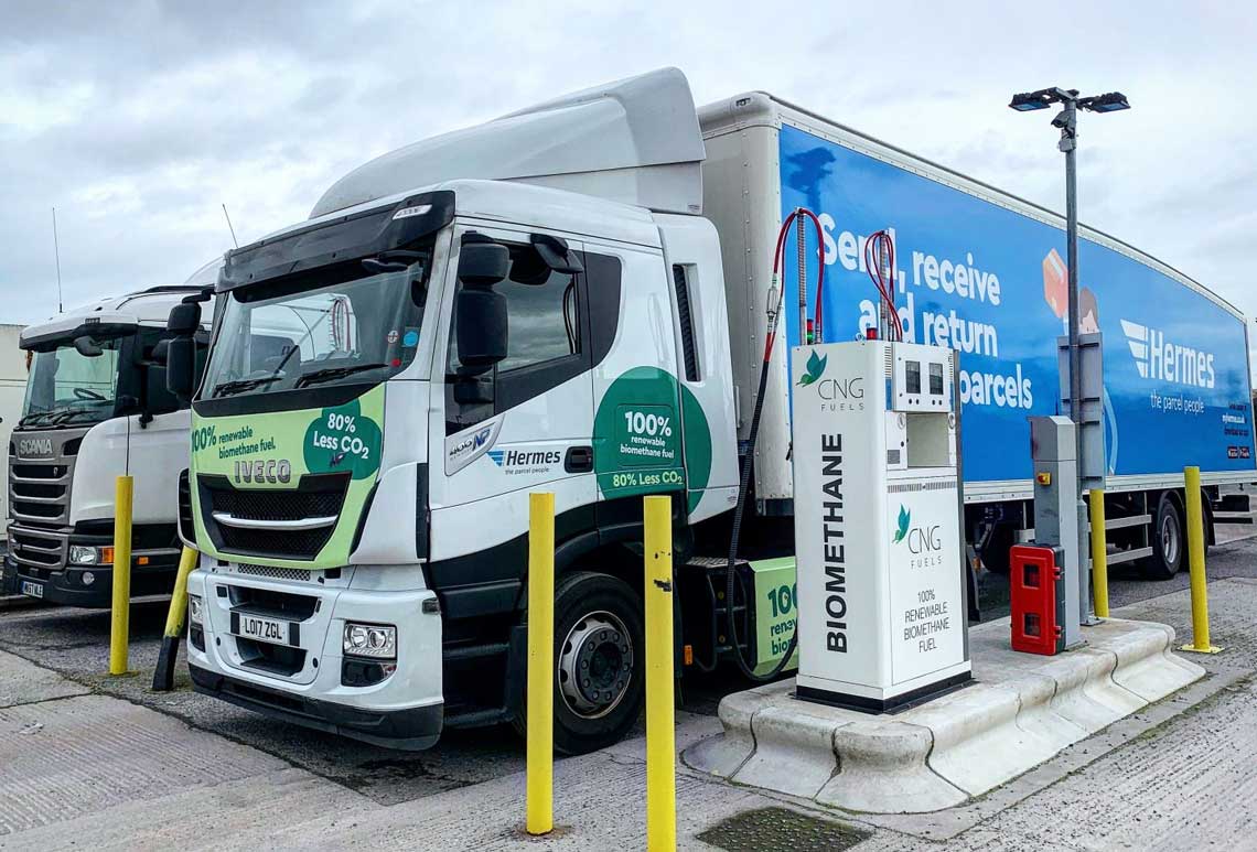 Royaume-Uni : 14 nouvelles stations bioGNV pour les poids lourds