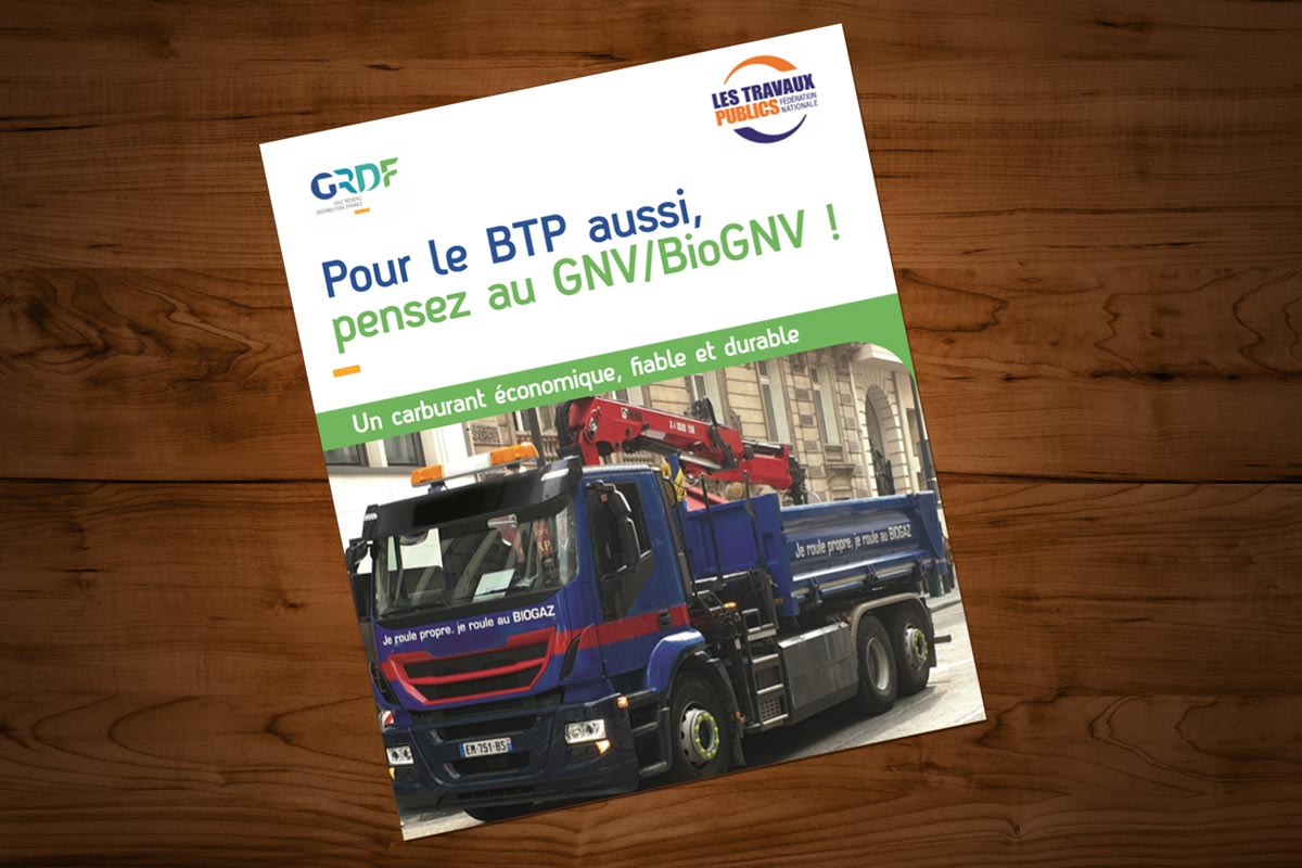 GNV et BTP : GRDF et la FNTP lancent un nouveau guide !