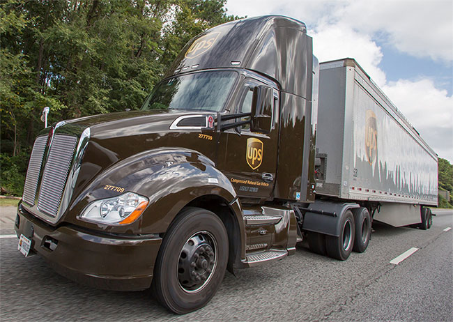 UPS investit dans 440 nouveaux véhicules au GNV