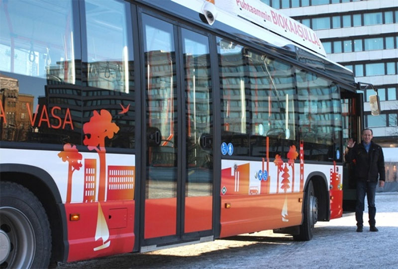 Finlande : 12 bus au biogaz pour la ville de Vaasa