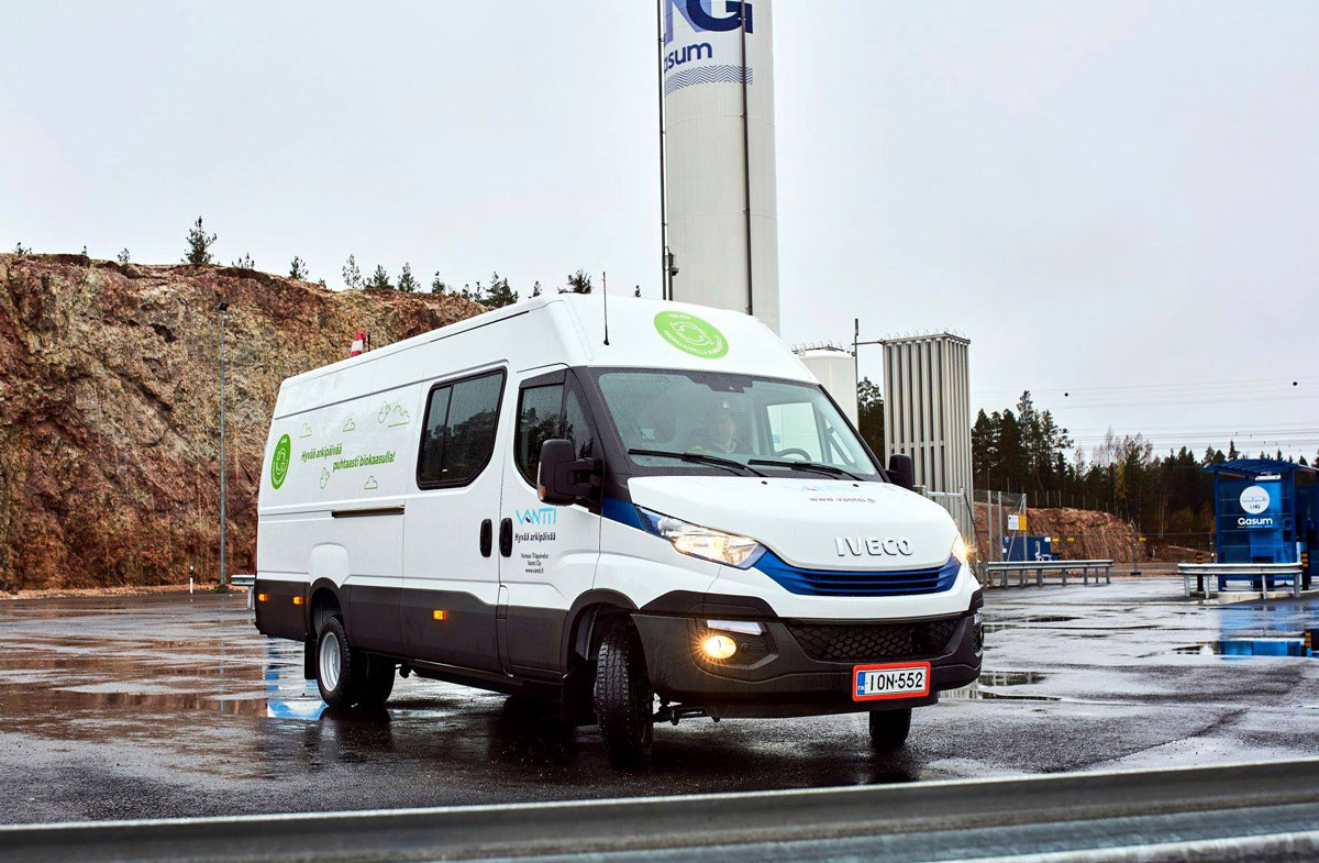 Finlande : des fourgons Iveco au bioGNV pour la ville de Vaasa