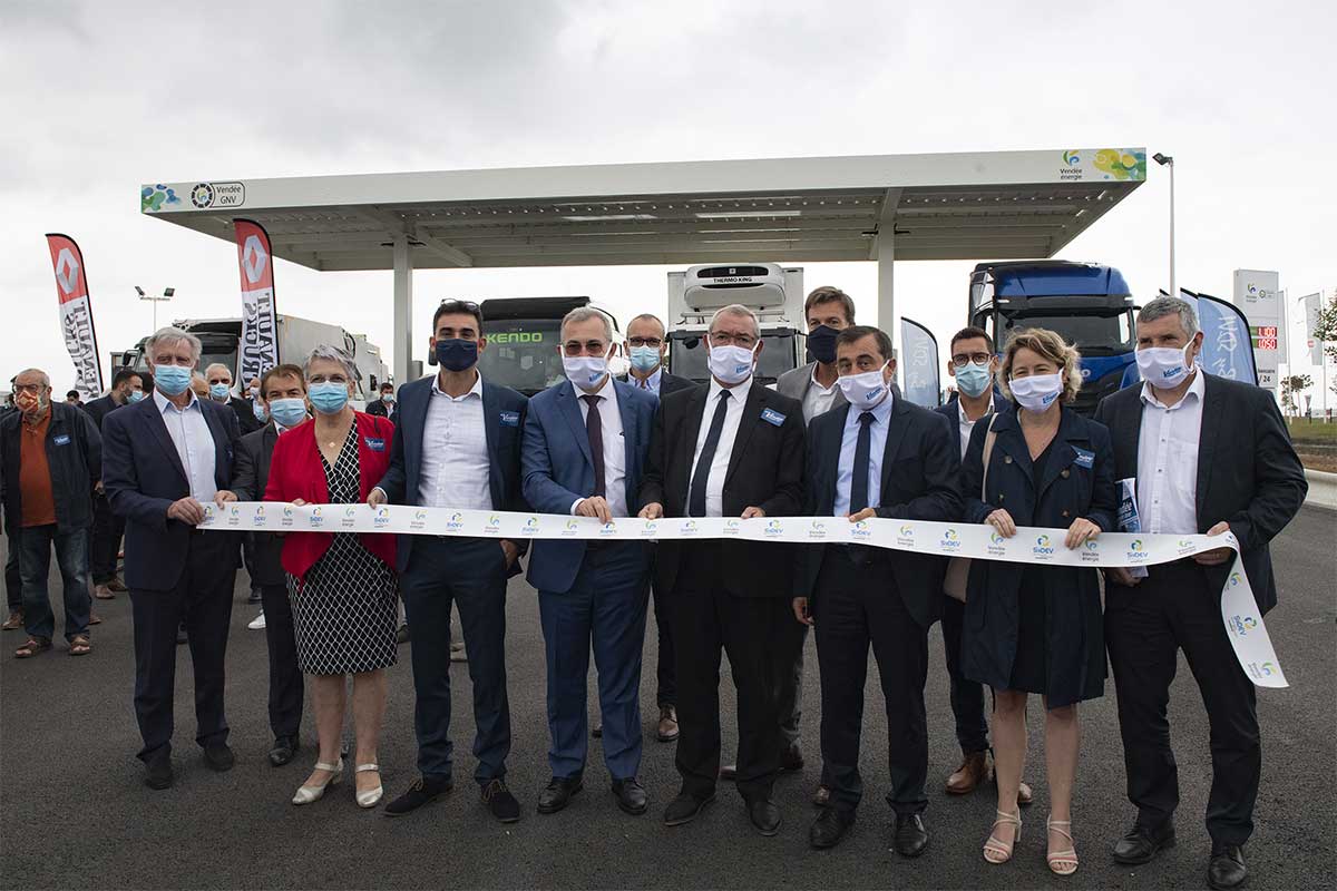 Vendée : la station bioGNV de Fontenay-le-Comte officiellement inaugurée