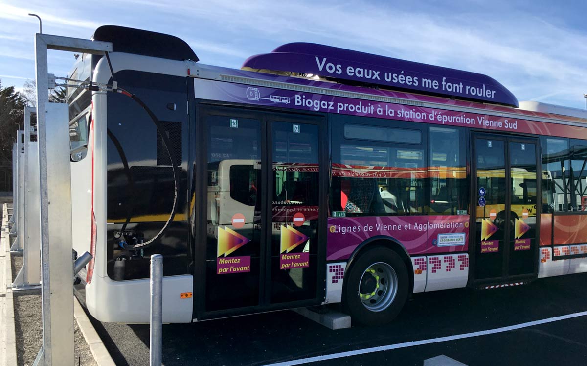 Bus GNV : TSG France équipe le site de Vienne-Condrieu