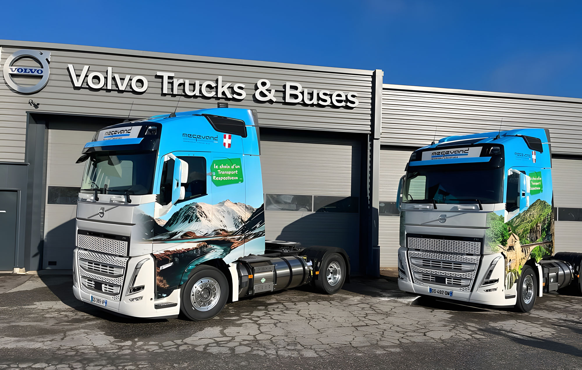 De nouveaux camions GNL 500 ch pour les Transports Megevand