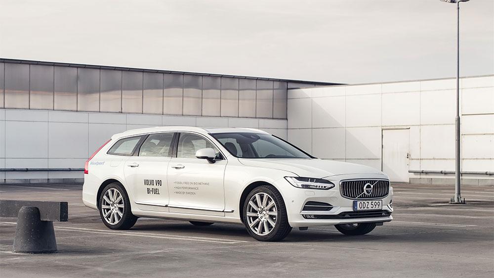 La Volvo V90 bi-Fuel désormais disponible en Belgique