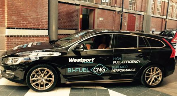 Volvo et Westport exposent la V60 GNV à Paris pour le Congrès Mondial du Gaz