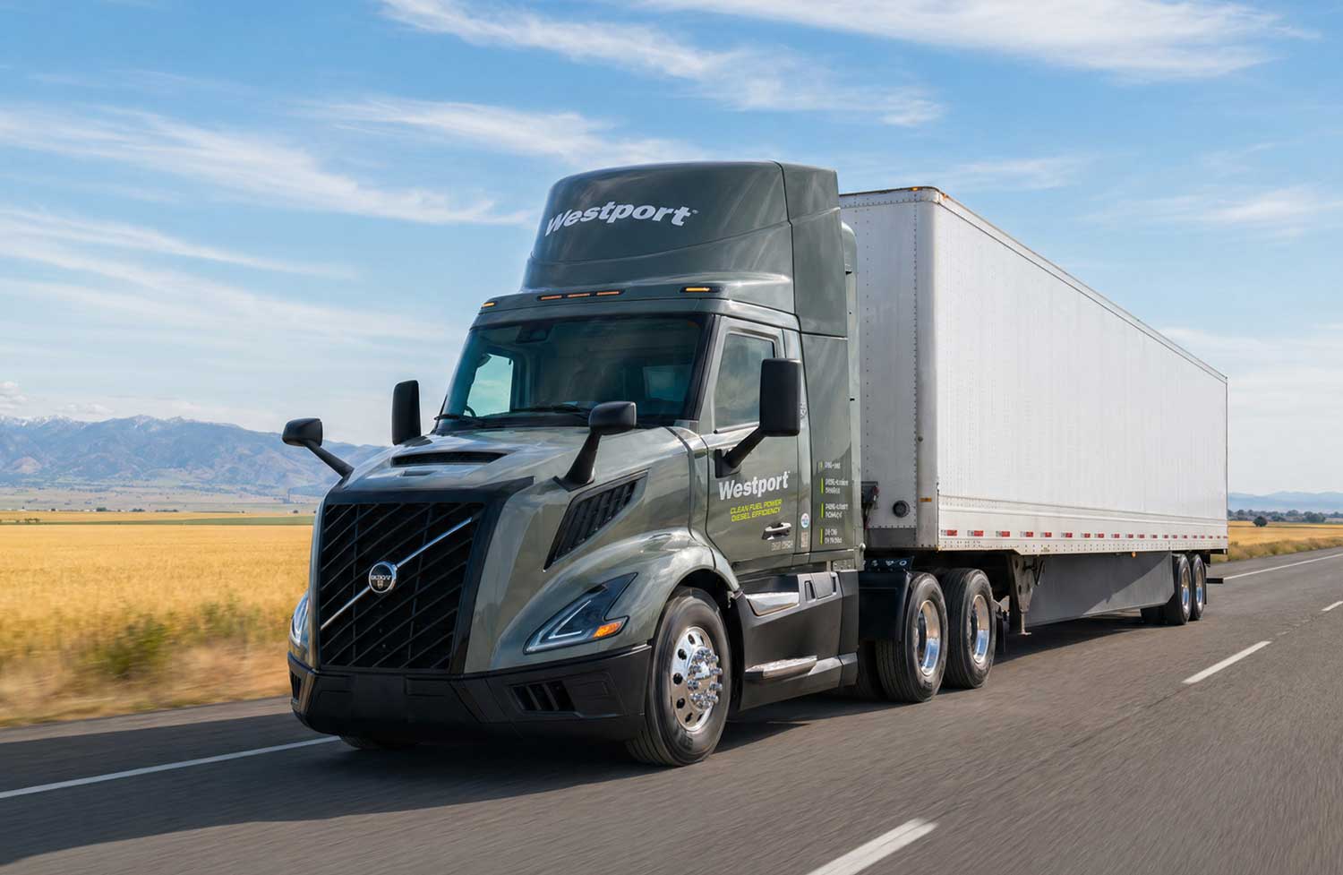 Avec Volvo, Westport pr&eacute;sente un premier d&eacute;monstrateur de sa technologie HDPI GNC