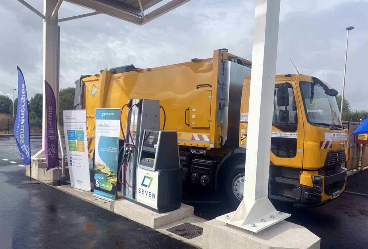 Dans les Hauts-de-Flandre, Seven met en service la station bioGNV de Wormhout