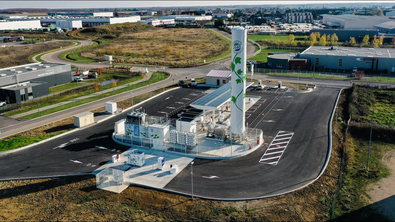 La station V-GAS de Chalon-sur-Saône en images